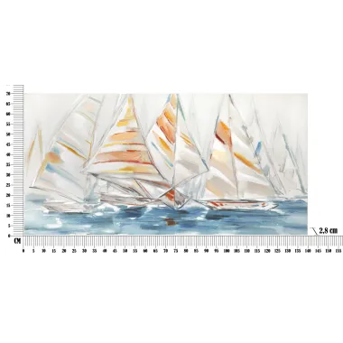 Obraz na płótnie Regata 140x2,8x70 cm